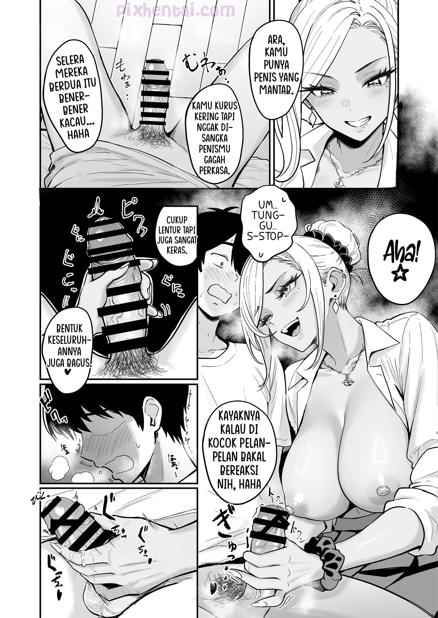 Komik hentai xxx manga sex bokep Having Tons of Bareback Sex with Gyarus part 3 page 7